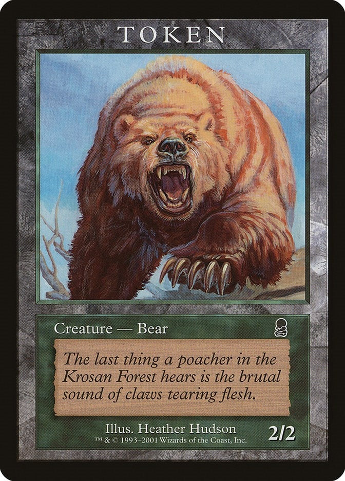 Bear Token (ODY) [Magic Player Rewards Tokens]