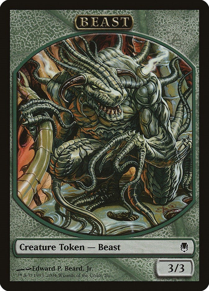 Image for Beast Token (Darksteel) [Magic Player Rewards] - Magic: The Gathering