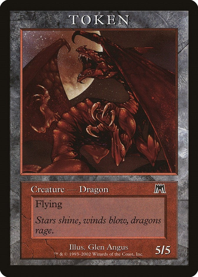 Dragon Token (ONS) [Magic Player Rewards Tokens]