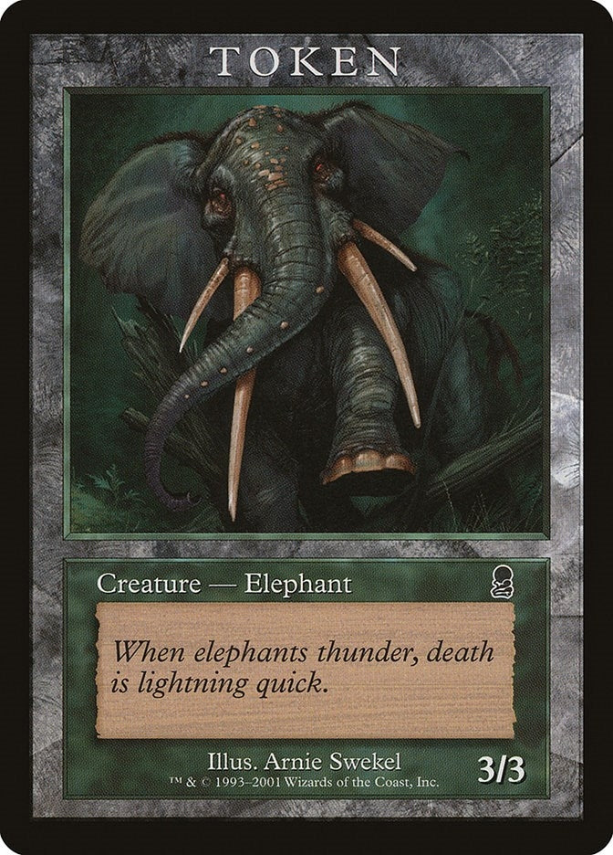 Image for Elephant Token (ODY) [Magic Player Rewards] - Magic: The Gathering