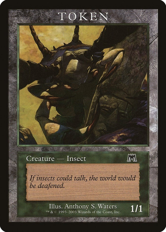 Image for Insect Token (ONS) [Magic Player Rewards] - Magic: The Gathering