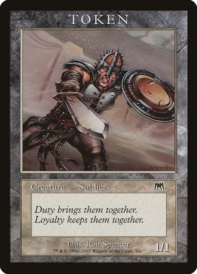 Image for Soldier Token (ONS) [Magic Player Rewards] - Magic: The Gathering