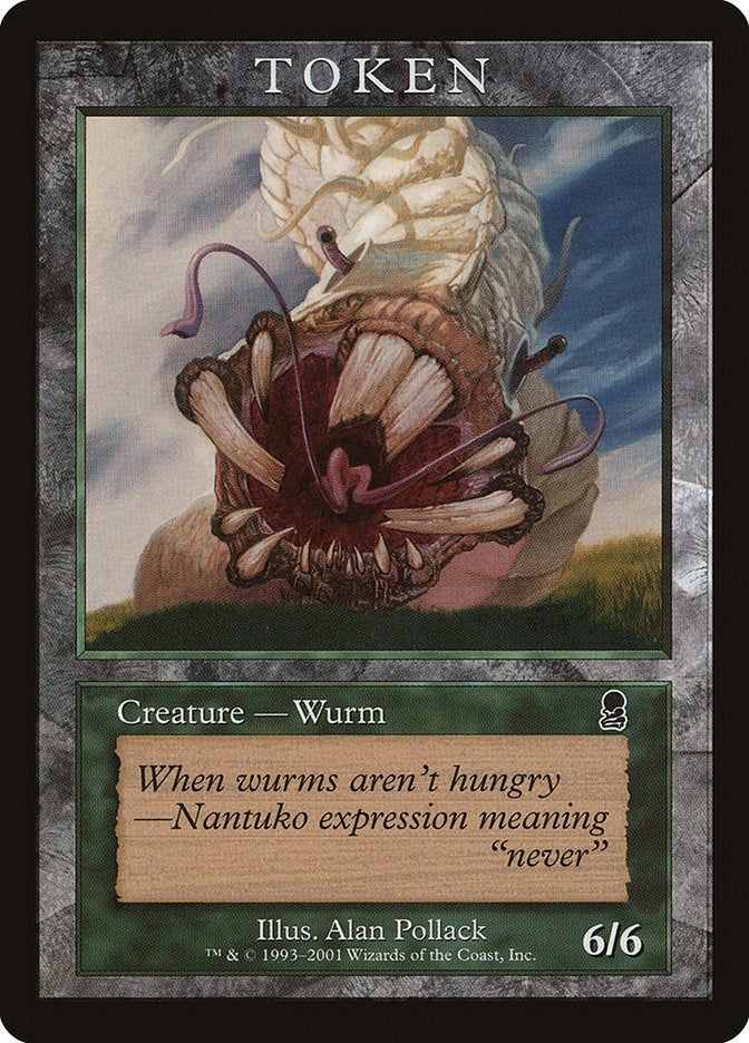 Image for Wurm Token (ODY) [Magic Player Rewards] - Magic: The Gathering