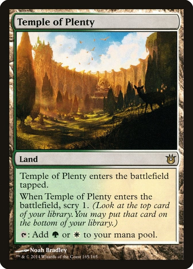 Image for Temple of Plenty (165) [Born of the Gods] - Magic: The Gathering