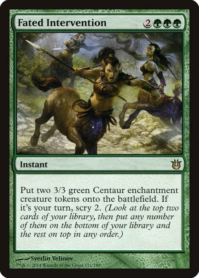 Image for Fated Intervention (121) [Born of the Gods] - Magic: The Gathering