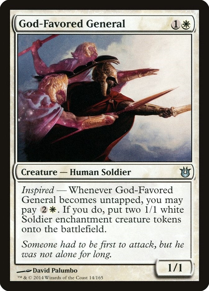 Image for God-Favored General (14) [Born of the Gods] - Magic: The Gathering