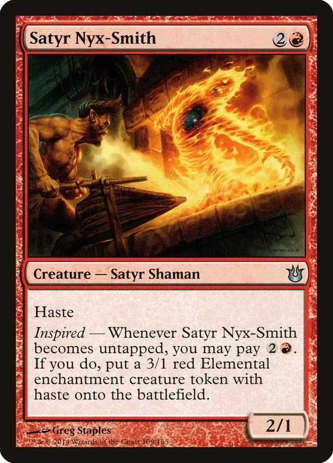 Image for Satyr Nyx-Smith (109) [Born of the Gods] - Magic: The Gathering