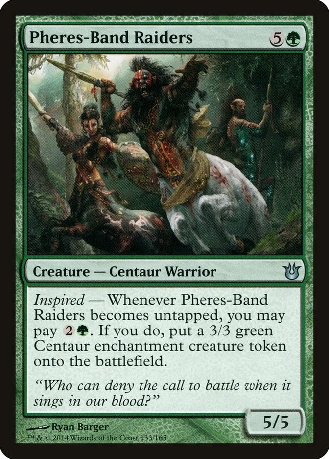 Image for Pheres-Band Raiders (133) [Born of the Gods] - Magic: The Gathering