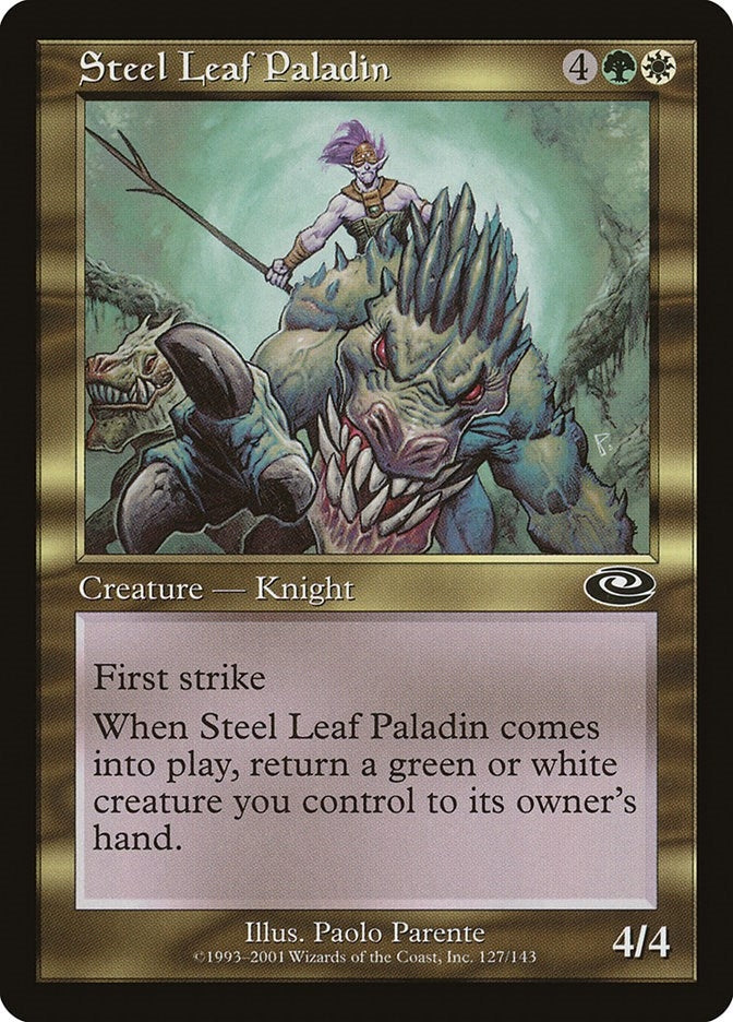 Image for Steel Leaf Paladin (127) [Planeshift] - Magic: The Gathering