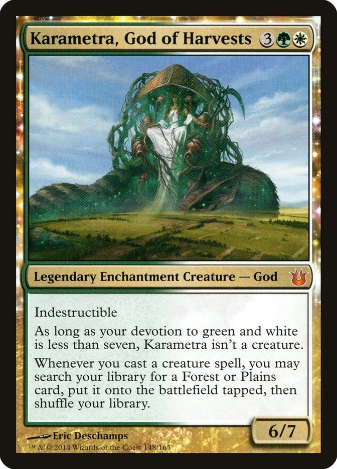 Image for Karametra, God of Harvests (148) [Born of the Gods] - Magic: The Gathering