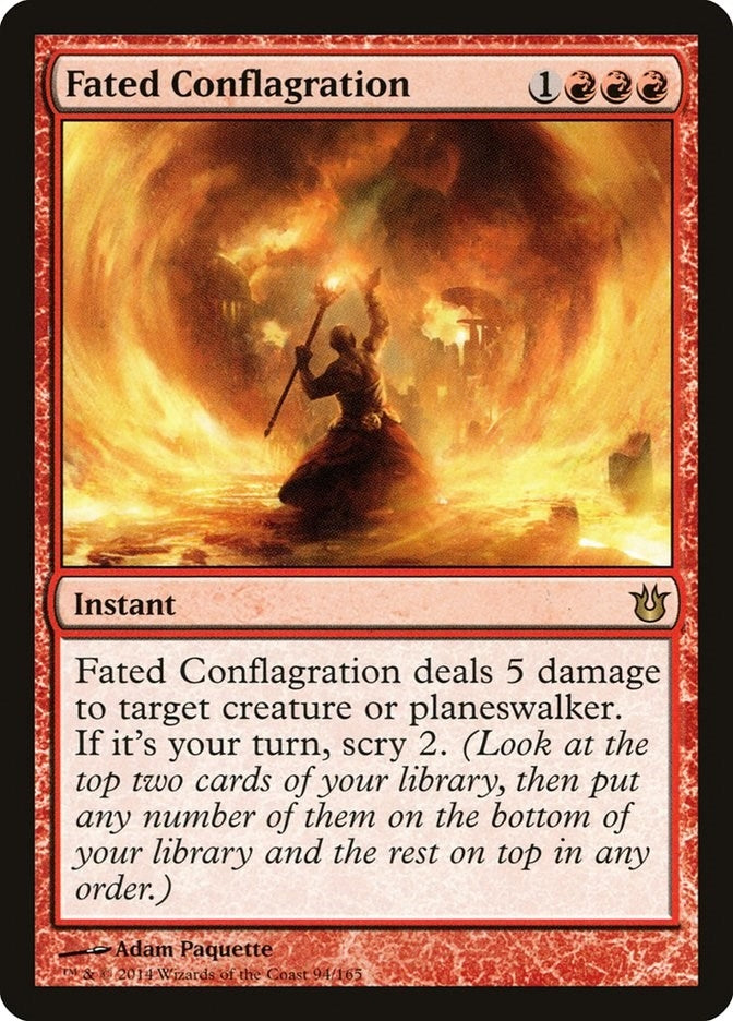 Image for Fated Conflagration (94) [Born of the Gods] - Magic: The Gathering