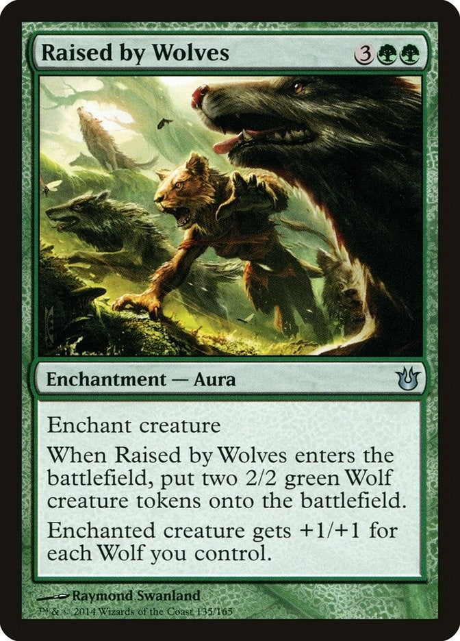 Image for Raised by Wolves (135) [Born of the Gods] - Magic: The Gathering