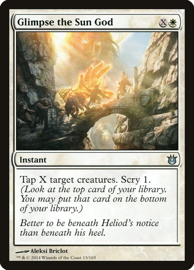 Image for Glimpse the Sun God (13) [Born of the Gods] - Magic: The Gathering