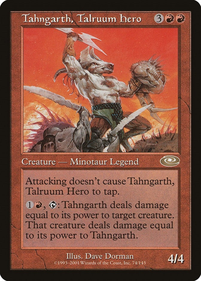 Image for Tahngarth, Talruum Hero (74) [Planeshift] - Magic: The Gathering