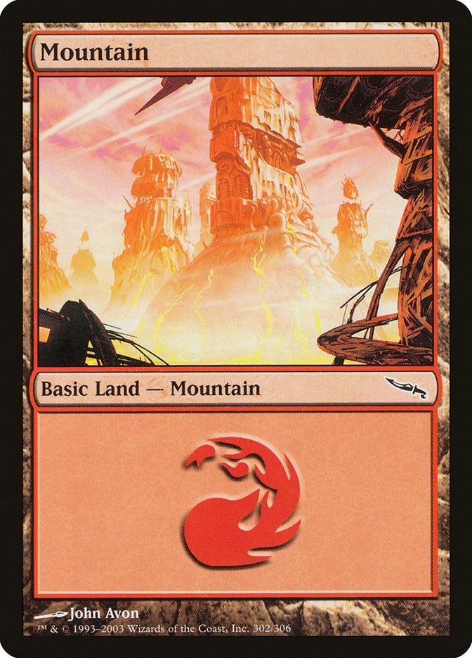 Image for Mountain (302) (302) [Mirrodin] - Magic: The Gathering