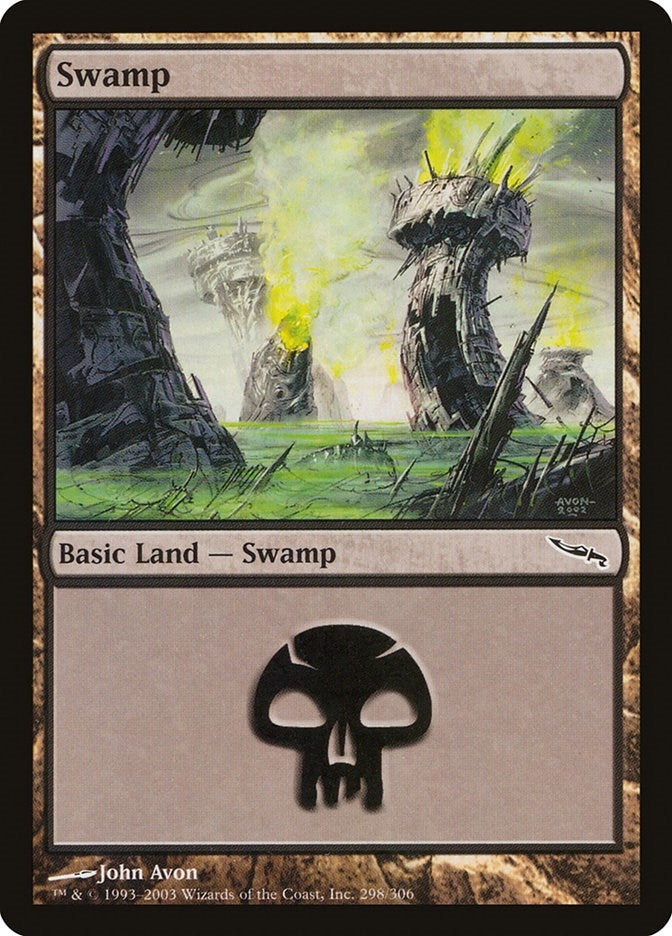 Image for Swamp (298) (298) [Mirrodin] - Magic: The Gathering