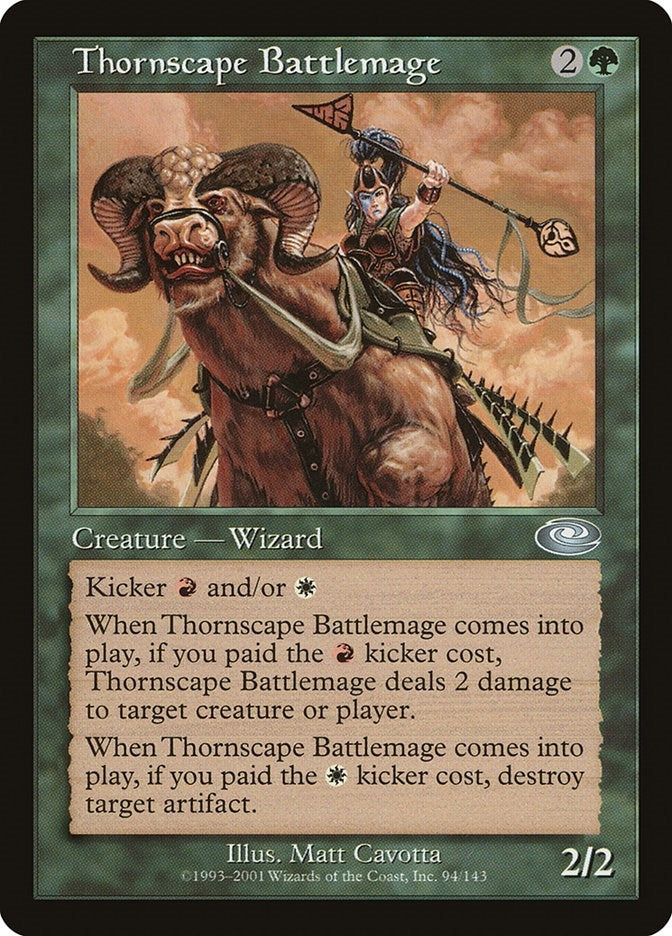 Image for Thornscape Battlemage (94) [Planeshift] - Magic: The Gathering