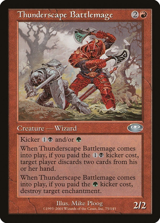 Image for Thunderscape Battlemage (75) [Planeshift] - Magic: The Gathering