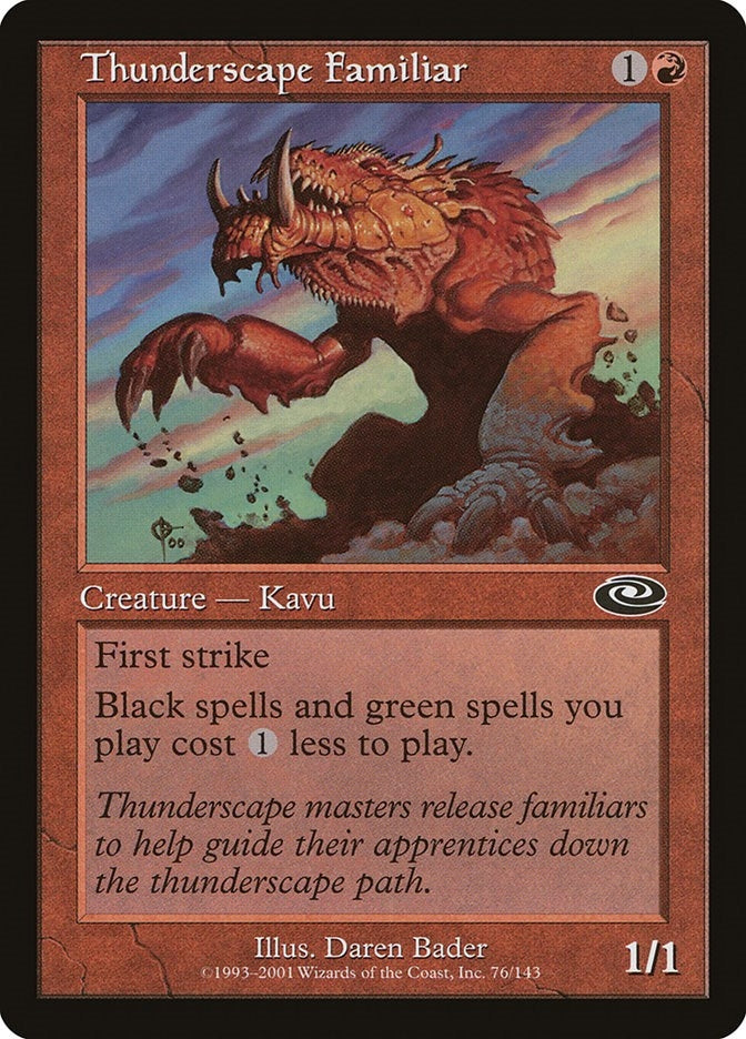 Image for Thunderscape Familiar (76) [Planeshift] - Magic: The Gathering