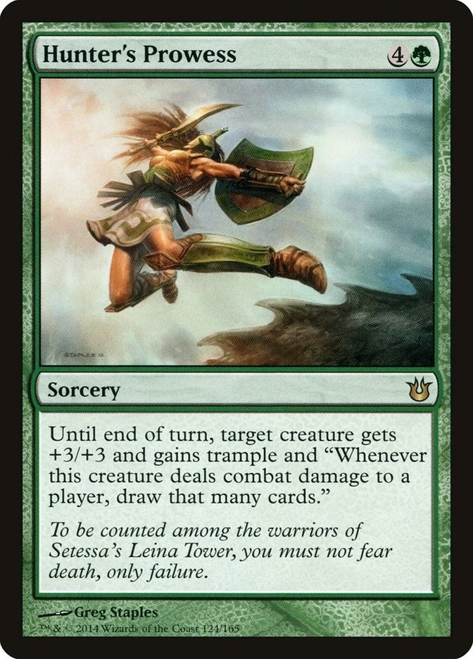 Image for Hunter's Prowess (124) [Born of the Gods] - Magic: The Gathering
