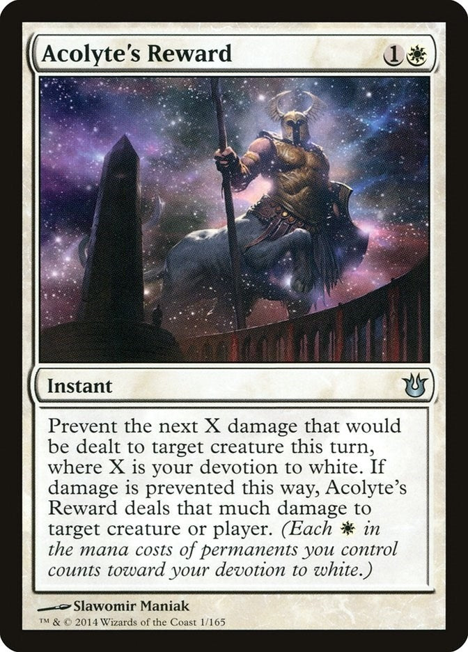 Image for Acolyte's Reward (1) [Born of the Gods] - Magic: The Gathering