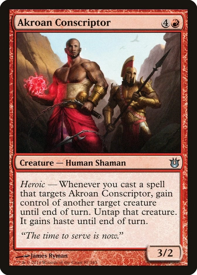 Image for Akroan Conscriptor (87) [Born of the Gods] - Magic: The Gathering
