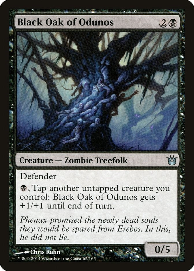 Image for Black Oak of Odunos (62) [Born of the Gods] - Magic: The Gathering