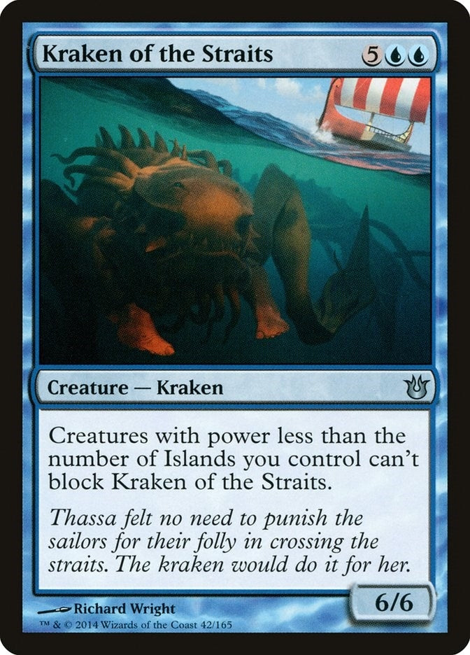 Image for Kraken of the Straits (42) [Born of the Gods] - Magic: The Gathering