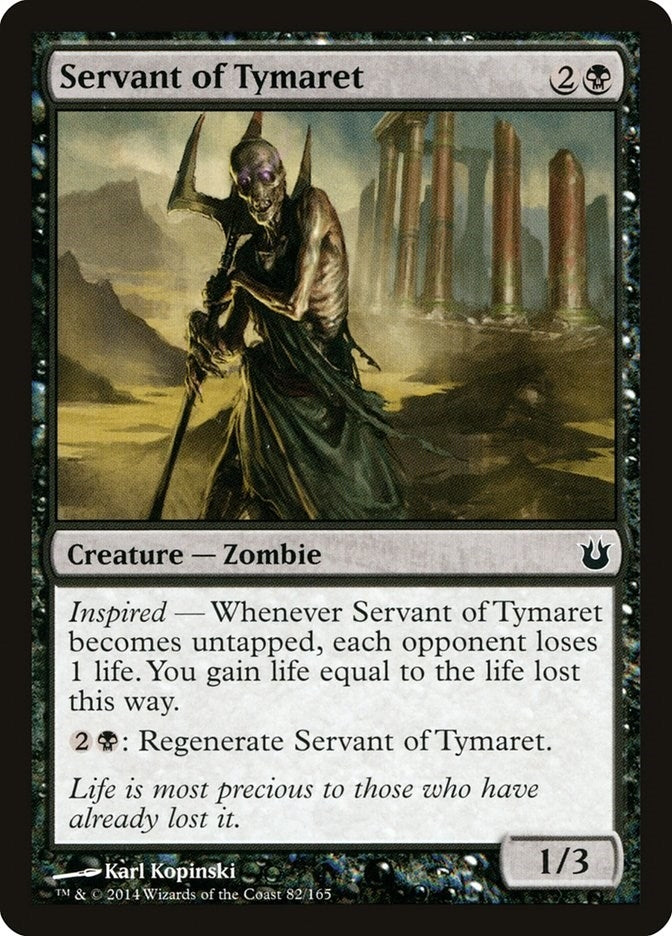 Image for Servant of Tymaret (82) [Born of the Gods] - Magic: The Gathering