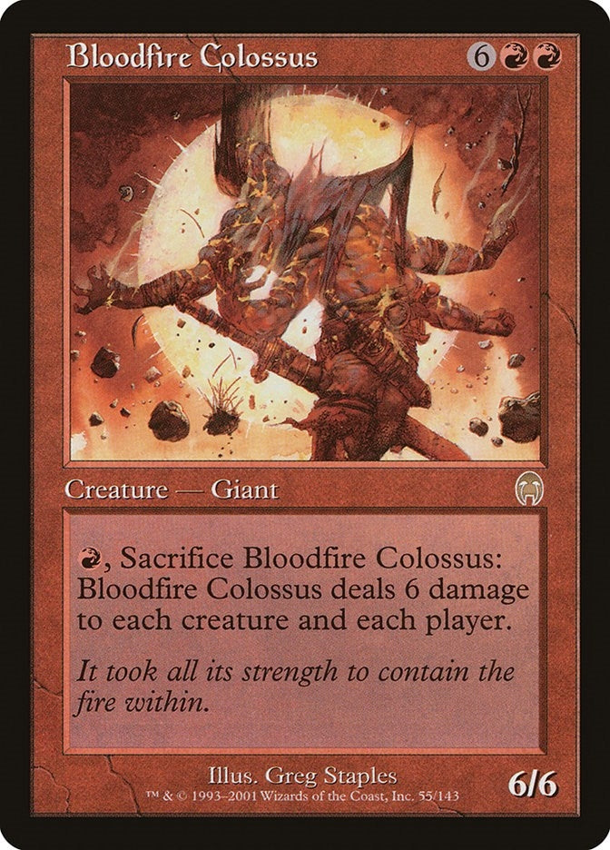 Image for Bloodfire Colossus (55) [Apocalypse] - Magic: The Gathering