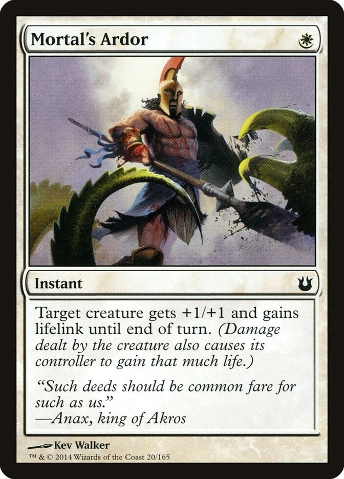 Image for Mortal's Ardor (20) [Born of the Gods] - Magic: The Gathering