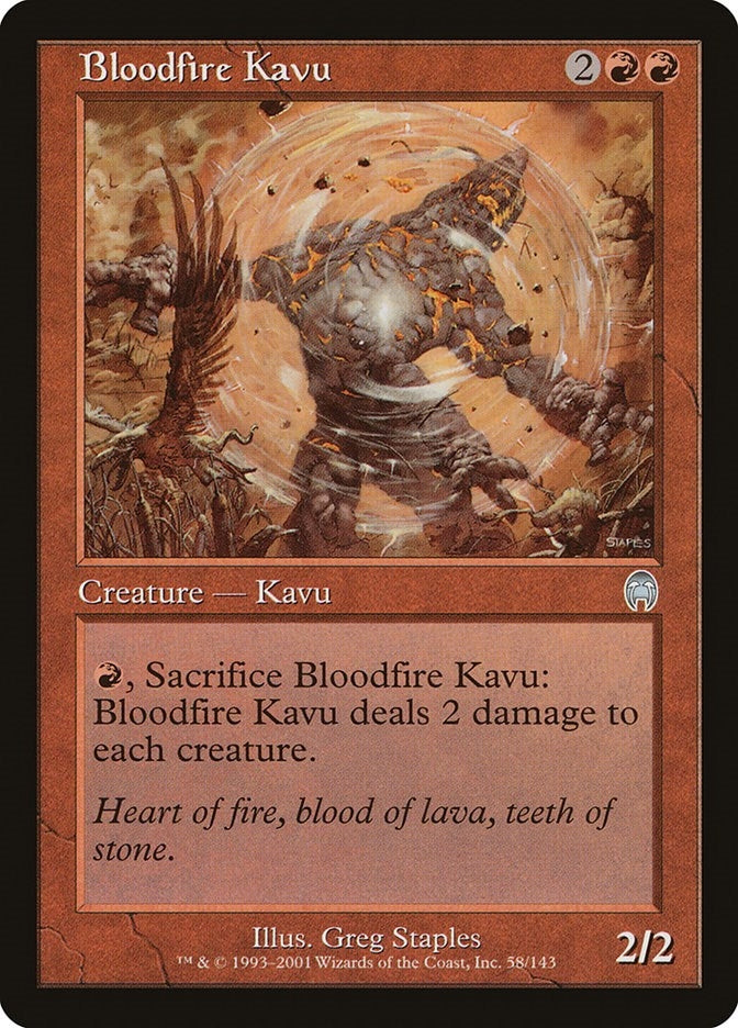 Image for Bloodfire Kavu (58) [Apocalypse] - Magic: The Gathering