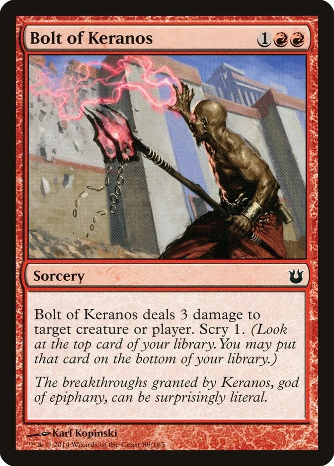 Image for Bolt of Keranos (89) [Born of the Gods] - Magic: The Gathering