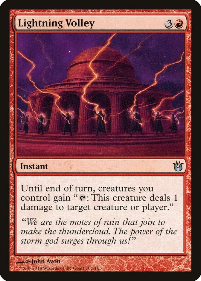 Image for Lightning Volley (101) [Born of the Gods] - Magic: The Gathering