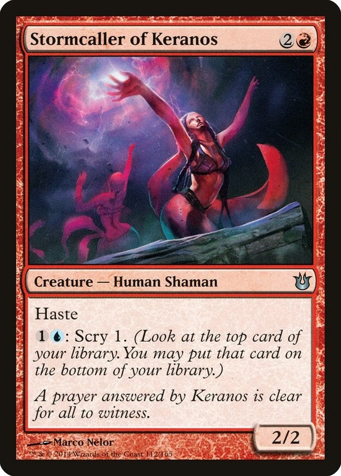 Image for Stormcaller of Keranos (112) [Born of the Gods] - Magic: The Gathering