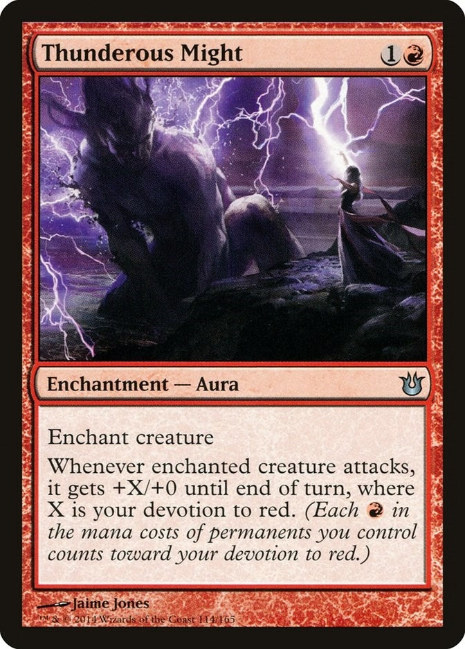 Image for Thunderous Might (114) [Born of the Gods] - Magic: The Gathering