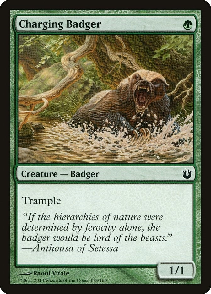 Image for Charging Badger (118) [Born of the Gods] - Magic: The Gathering