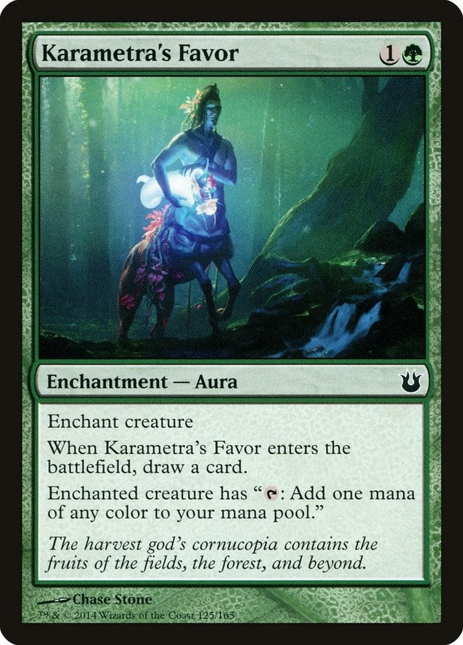 Image for Karametra's Favor (125) [Born of the Gods] - Magic: The Gathering