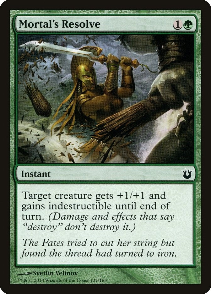 Image for Mortal's Resolve (127) [Born of the Gods] - Magic: The Gathering