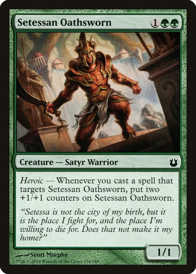 Image for Setessan Oathsworn (138) [Born of the Gods] - Magic: The Gathering