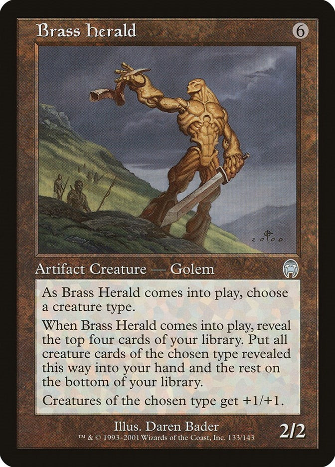 Image for Brass Herald (133) [Apocalypse] - Magic: The Gathering
