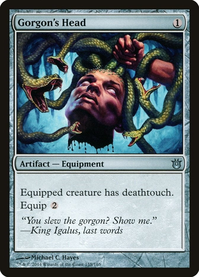 Image for Gorgon's Head (158) [Born of the Gods] - Magic: The Gathering