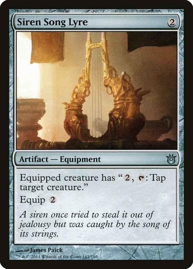 Image for Siren Song Lyre (161) [Born of the Gods] - Magic: The Gathering
