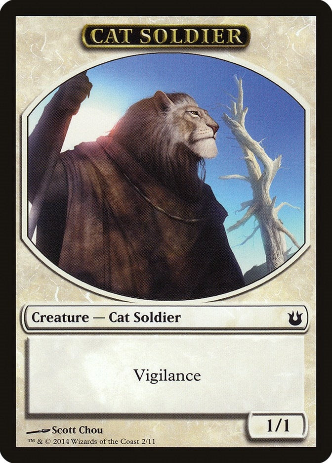 Image for Cat Soldier Token (2) [Born of the Gods] - Magic: The Gathering