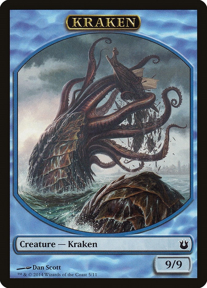 Image for Kraken Token (5) [Born of the Gods] - Magic: The Gathering