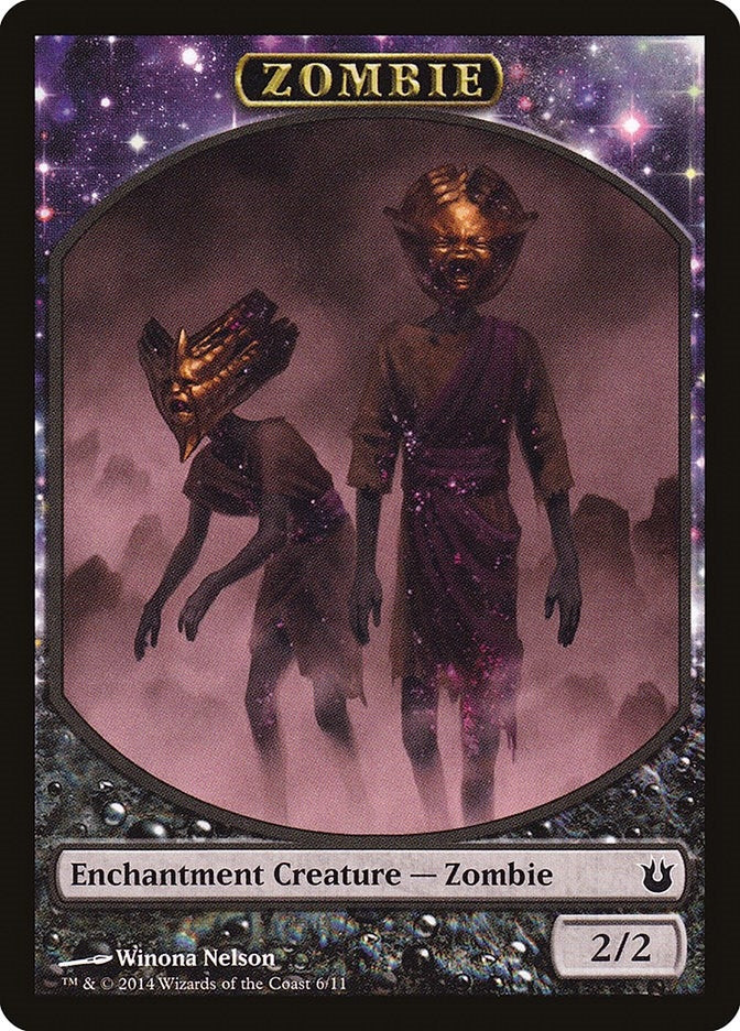 Image for Zombie Token (6) [Born of the Gods] - Magic: The Gathering