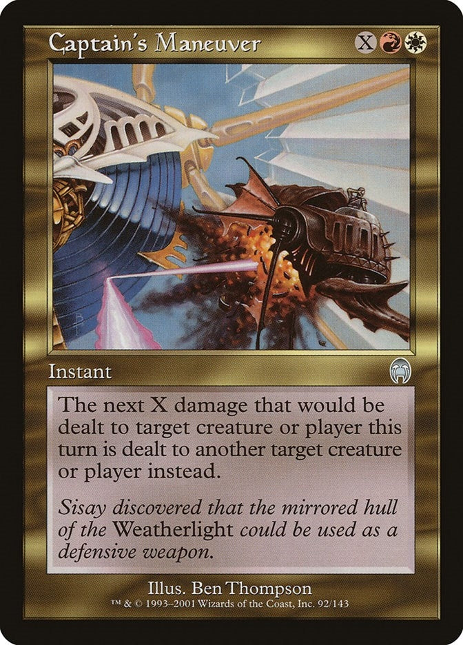 Image for Captain's Maneuver (92) [Apocalypse] - Magic: The Gathering