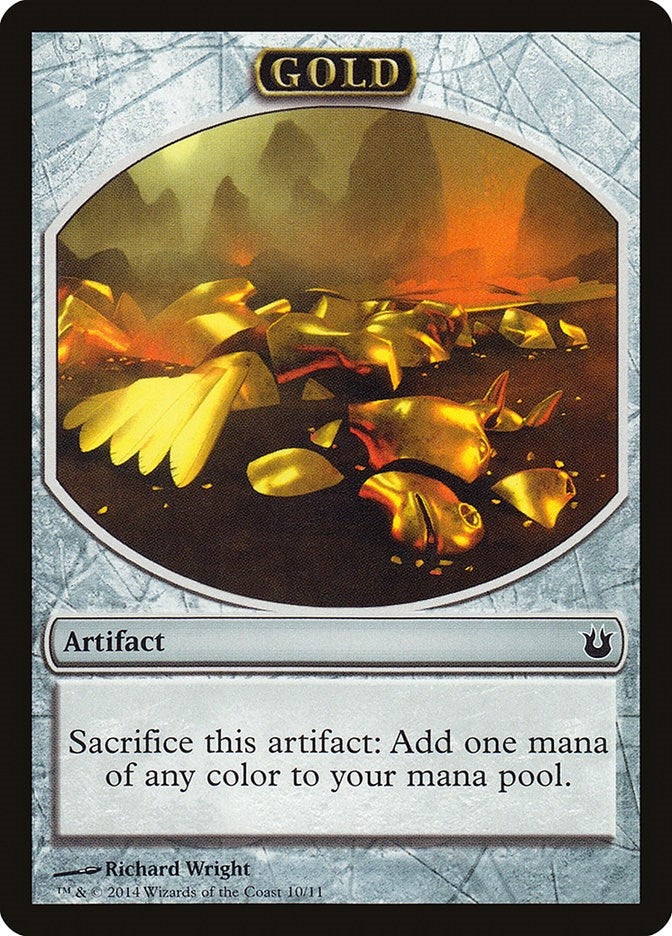 Image for Gold Token (10) [Born of the Gods] - Magic: The Gathering