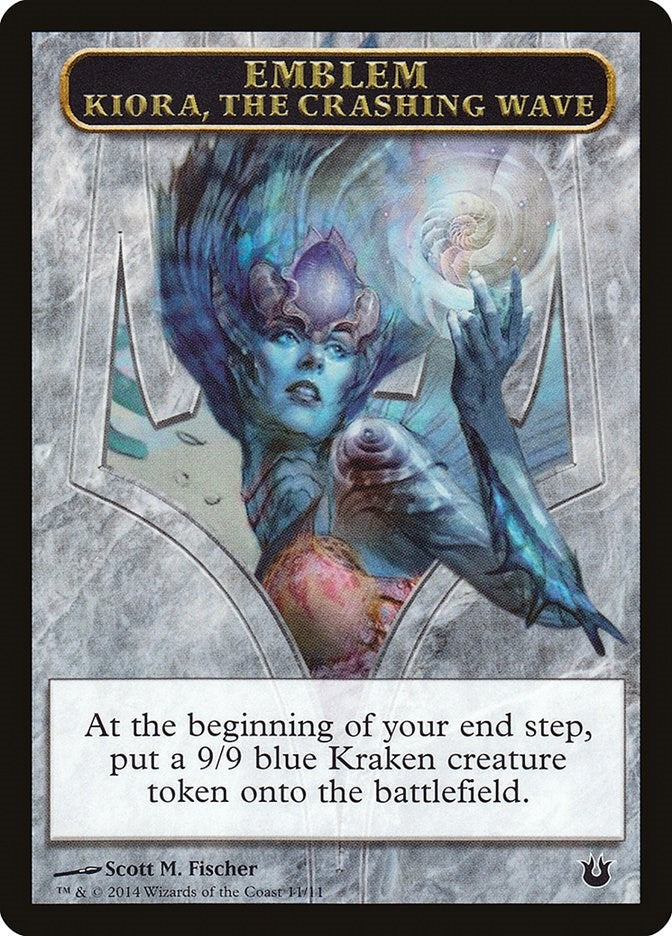 Image for Emblem - Kiora, the Crashing Wave (11) [Born of the Gods] - Magic: The Gathering