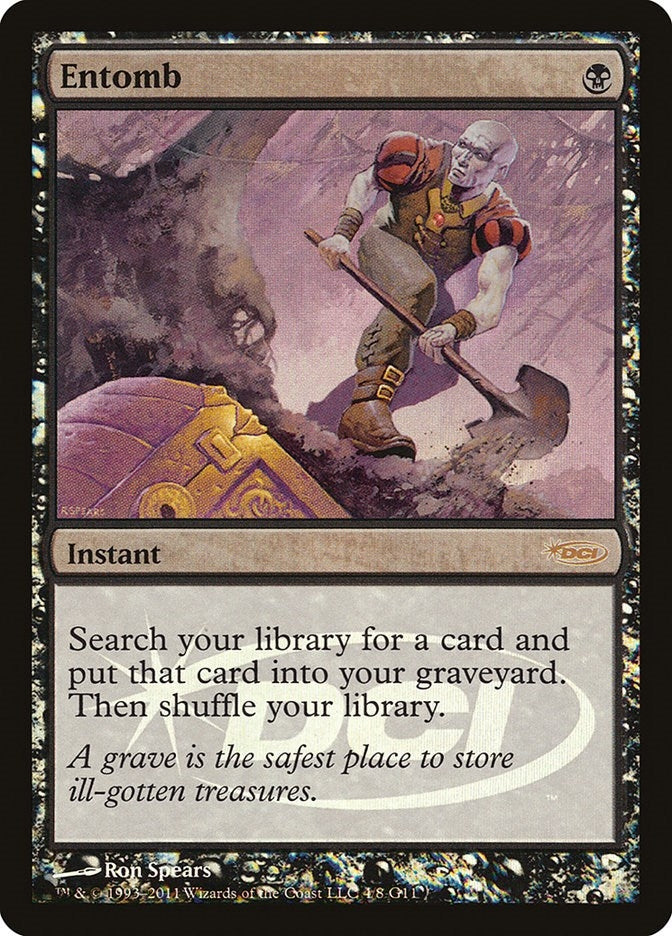 Image for Entomb (4) [Judge Promos] - Magic: The Gathering